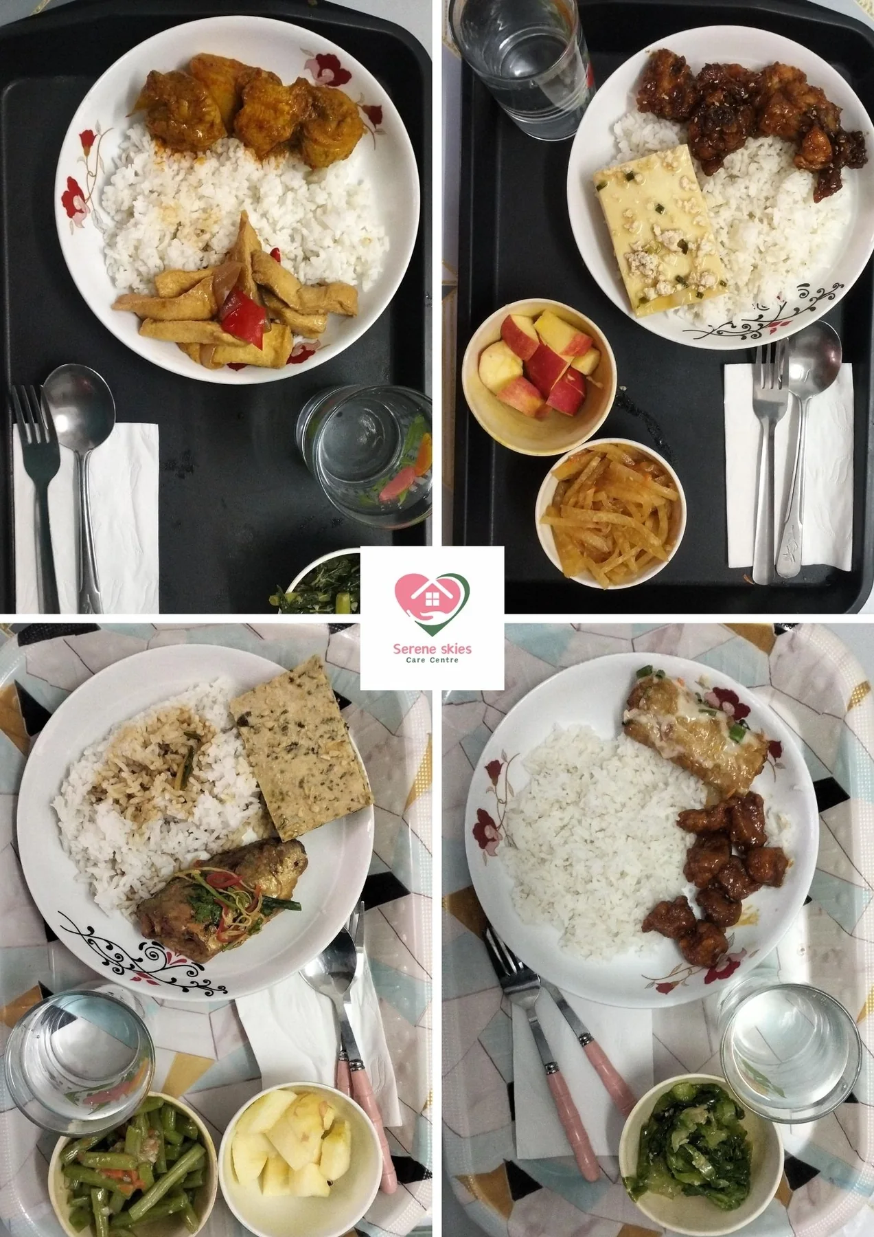 Examples of Sunday lunches served at Serene Skies