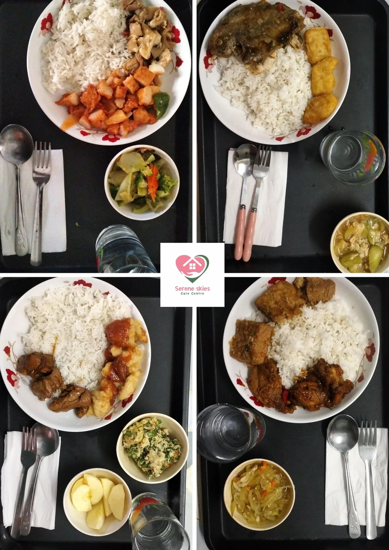 Thursday lunch examples at Serene Skies