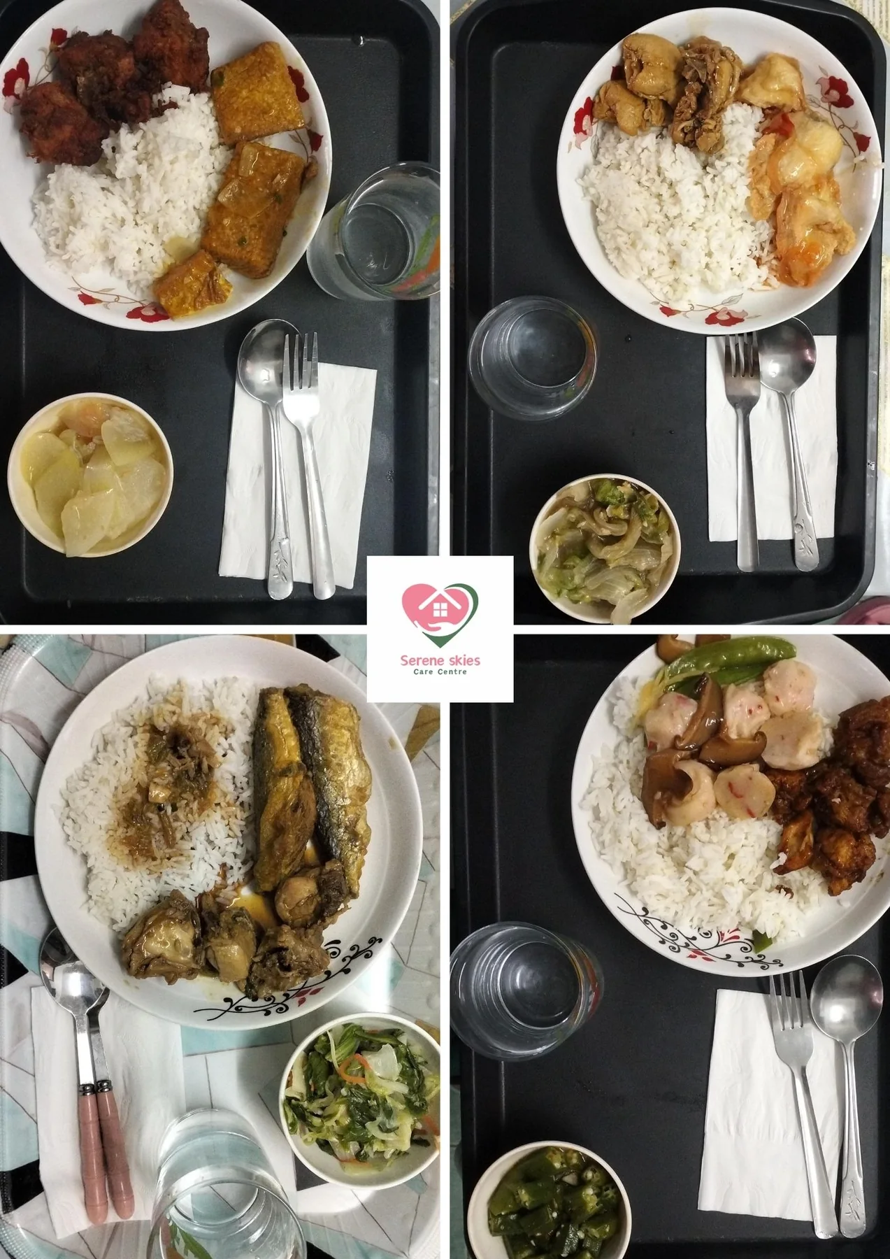 Tuesday lunch examples at Serene Skies