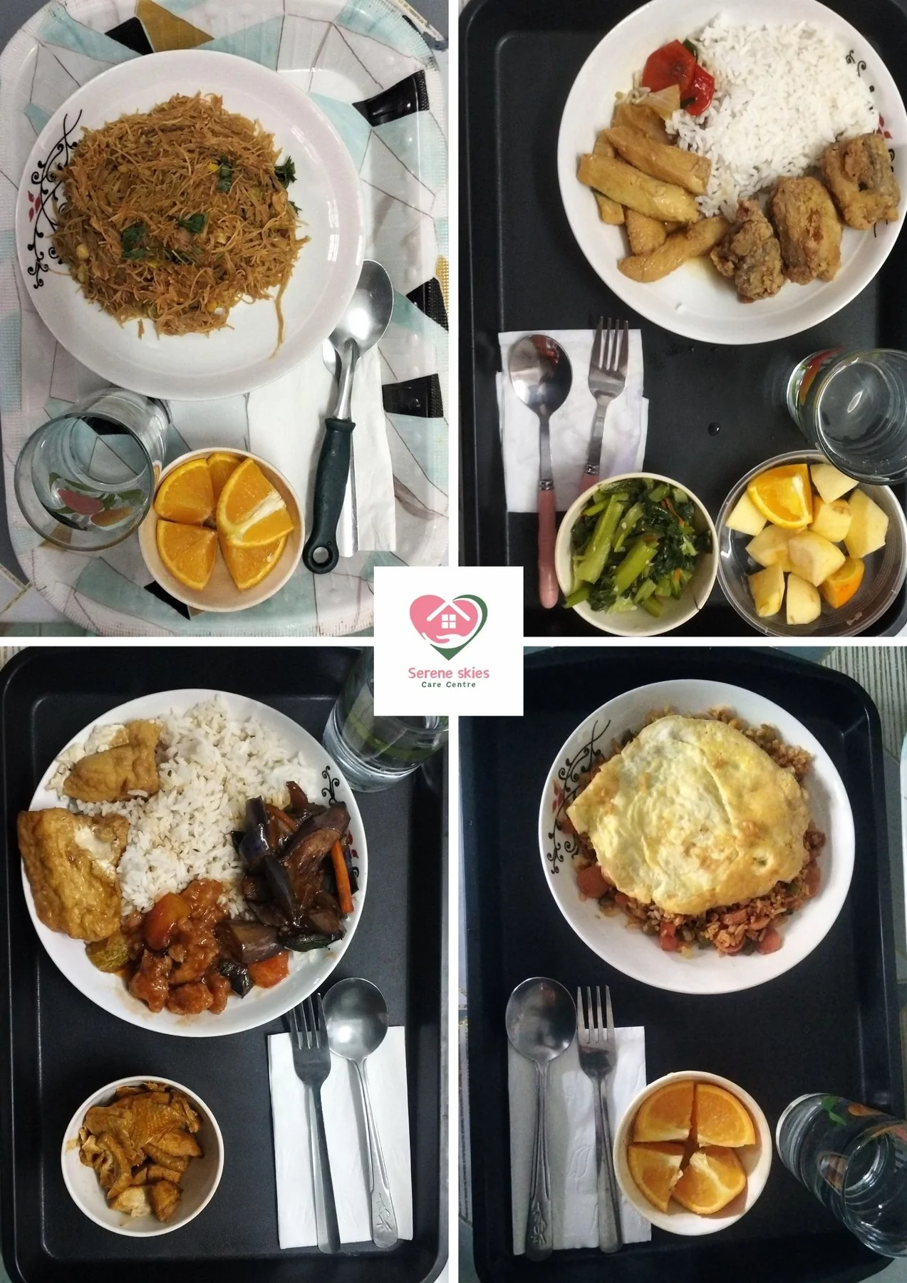 Examples of Wednesday lunches served at Serene Skies